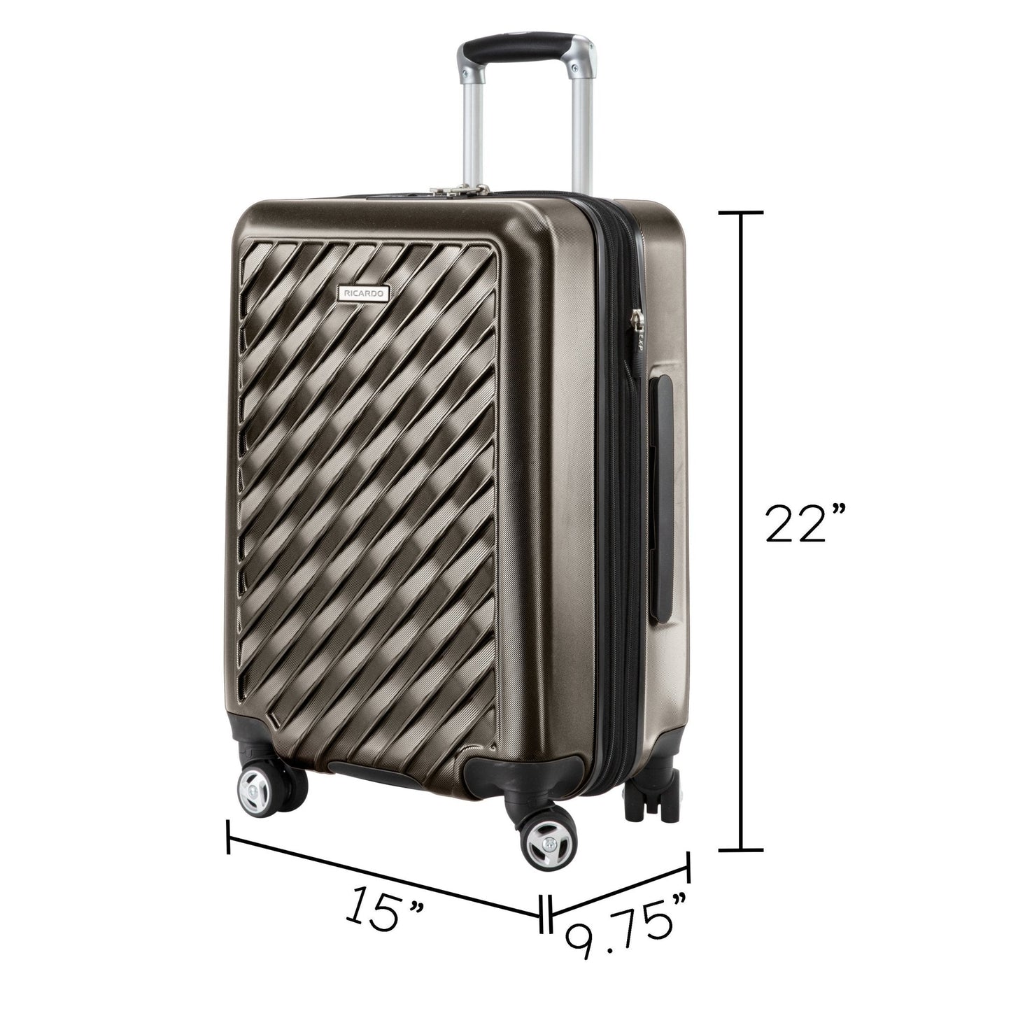 Ricardo Beverly Hills Melrose Hardside Carry-On Expandable Spinner - Bronze