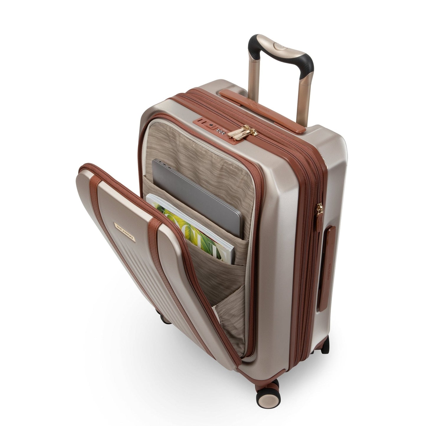 Ricardo Beverly Hills Montecito 2.0 FastAccess™ Front-Opening Hardside Carry-On Expandable Spinner - Champagne