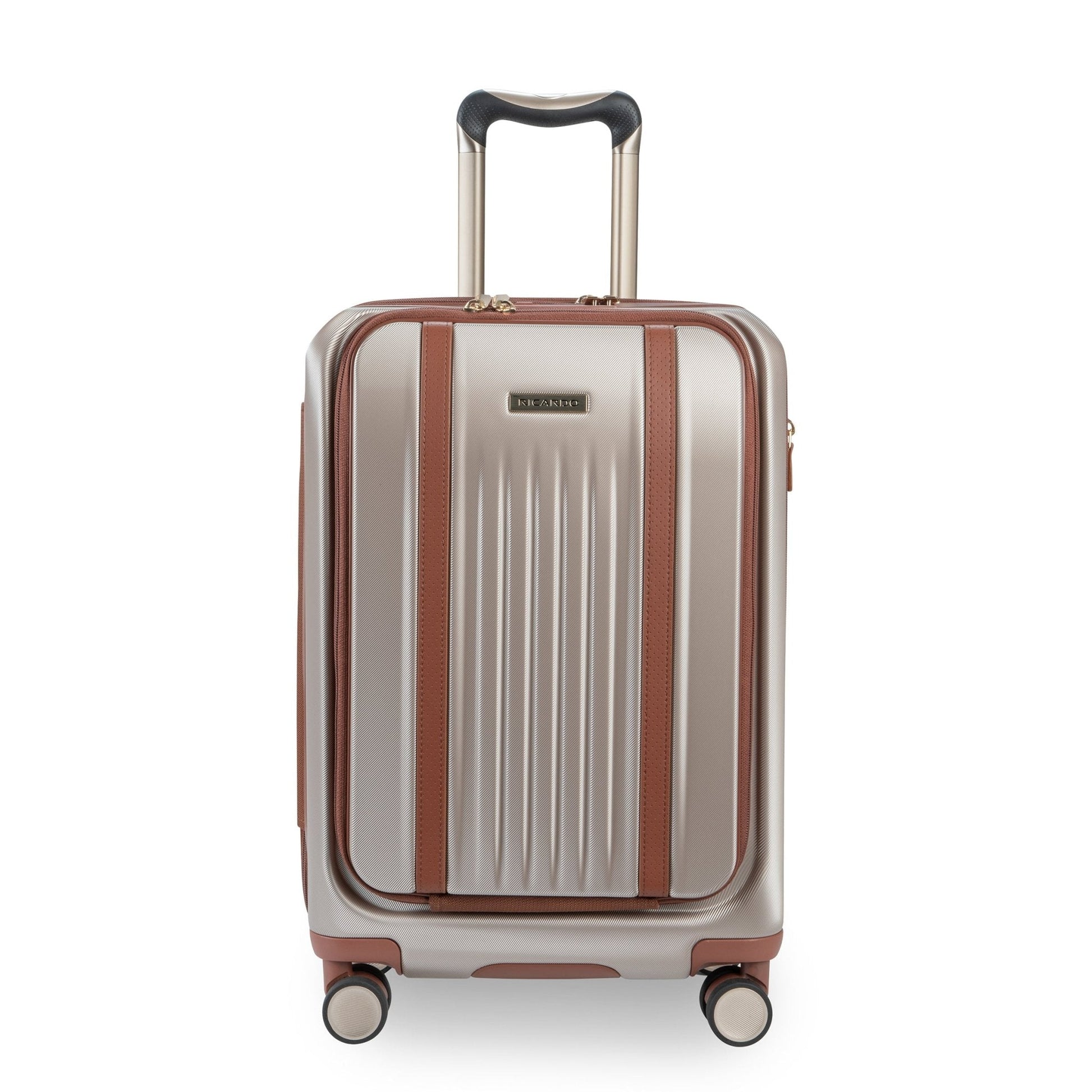 Ricardo Beverly Hills Montecito 2.0 FastAccess™ Front-Opening Hardside Carry-On Expandable Spinner - Champagne
