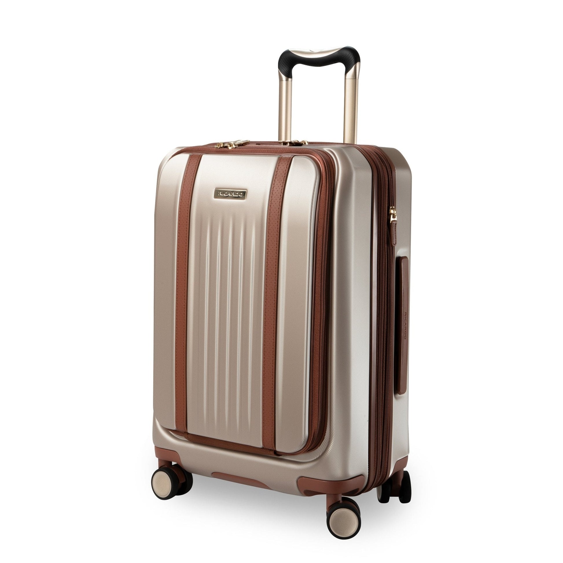 Ricardo Beverly Hills Montecito 2.0 FastAccess™ Front-Opening Hardside Carry-On Expandable Spinner - Champagne