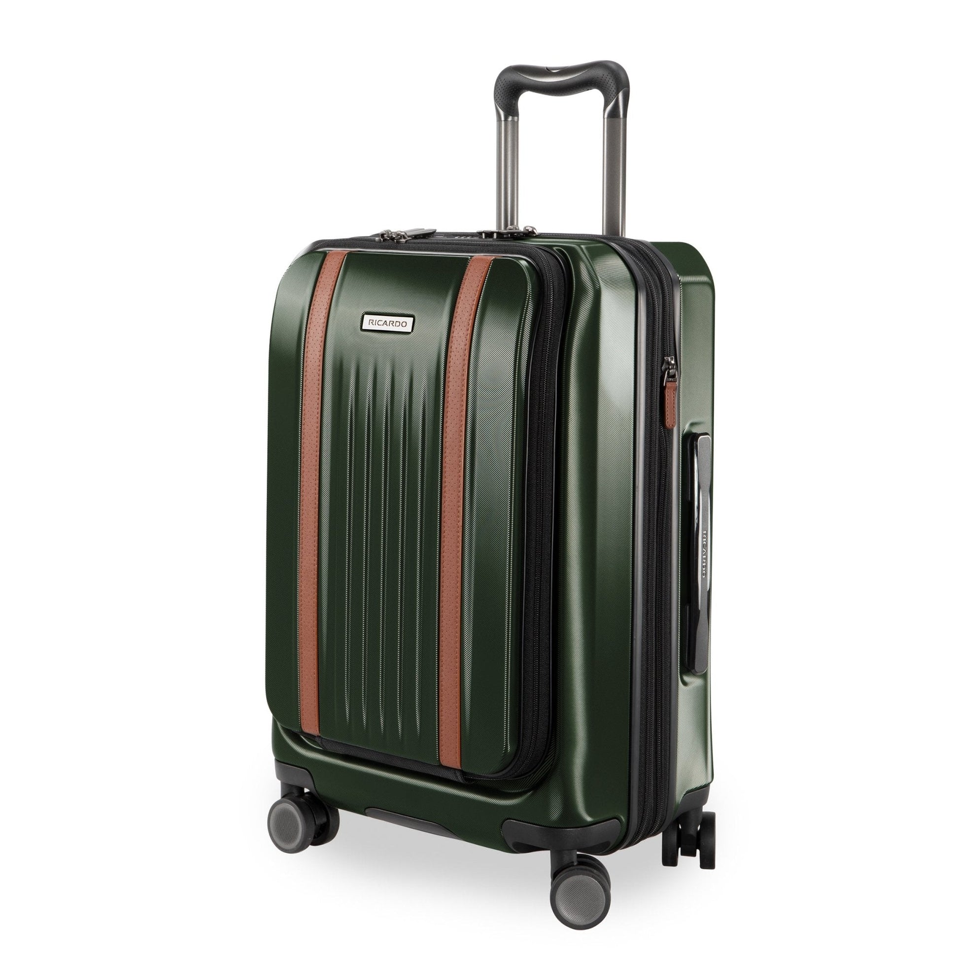 Ricardo Beverly Hills Montecito 2.0 FastAccess™ Front-Opening Hardside Carry-On Expandable Spinner - Hunter Green