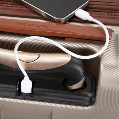 Ricardo Beverly Hills Montecito 2.0 FastAccess™ Front-Opening Hardside Carry-On Expandable Spinner - Champagne