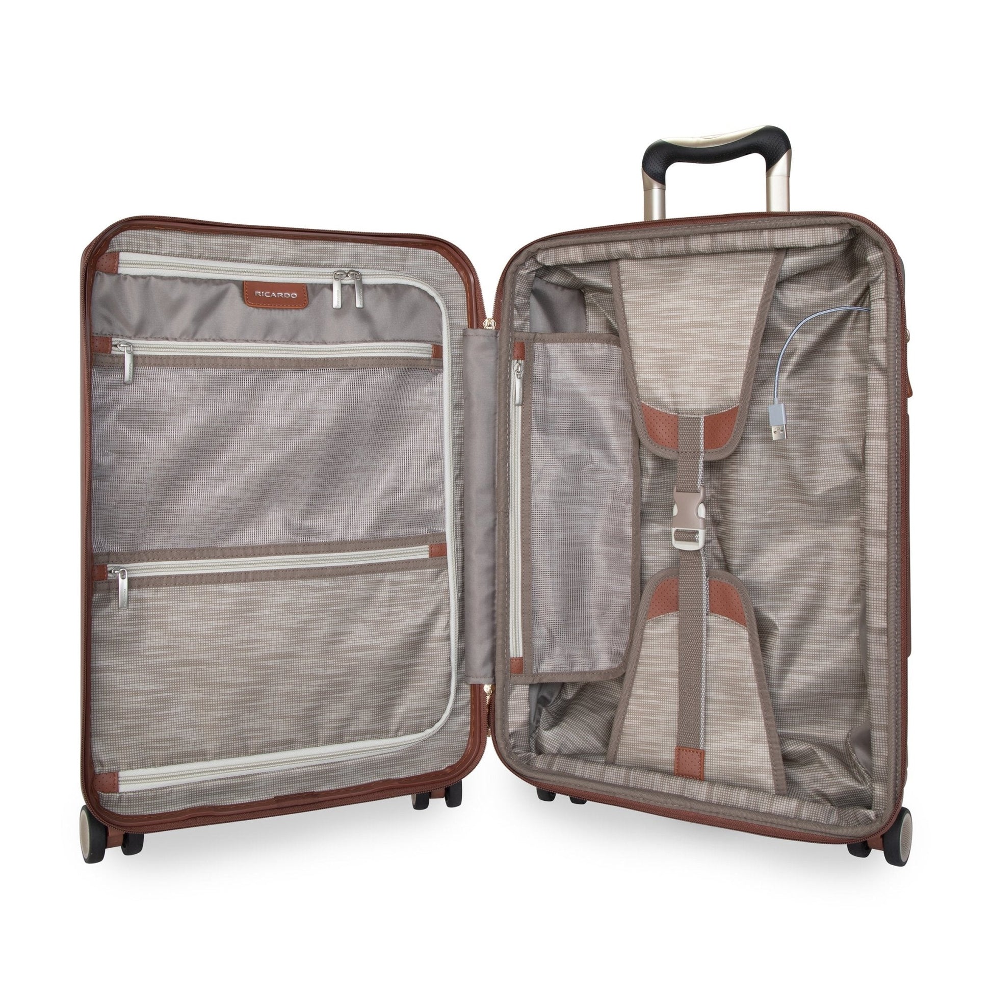 Ricardo Beverly Hills Montecito 2.0 Hardside Carry-On Expandable Spinner - Champagne