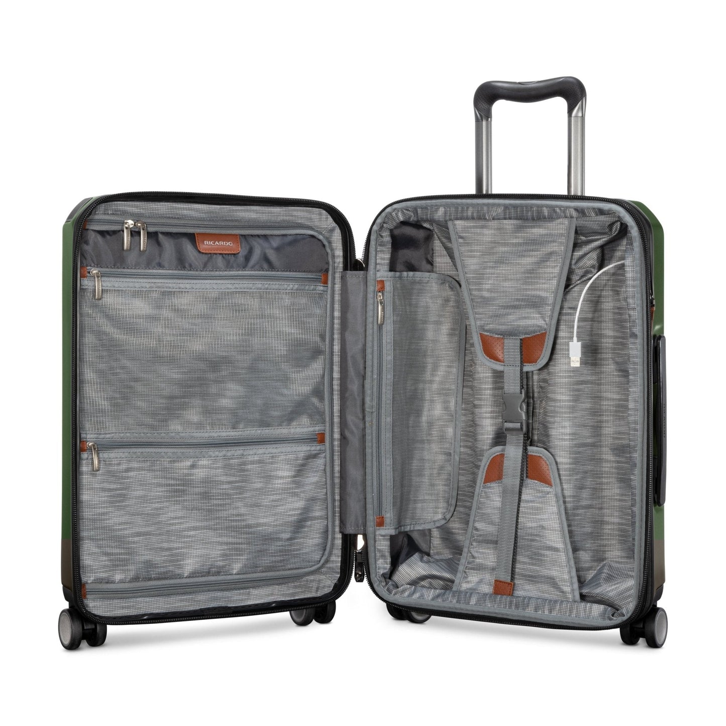 Ricardo Beverly Hills Montecito 2.0 Hardside Carry-On Expandable Spinner - Hunter Green
