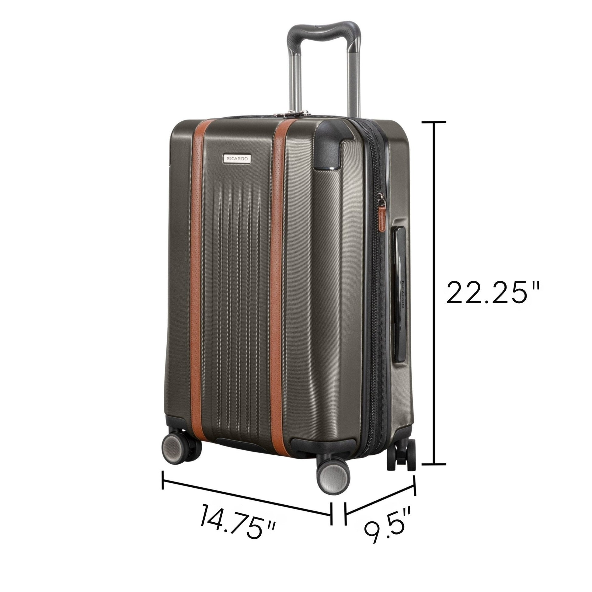 Ricardo Beverly Hills Montecito 2.0 Hardside Carry-On Expandable Spinner - Graphite