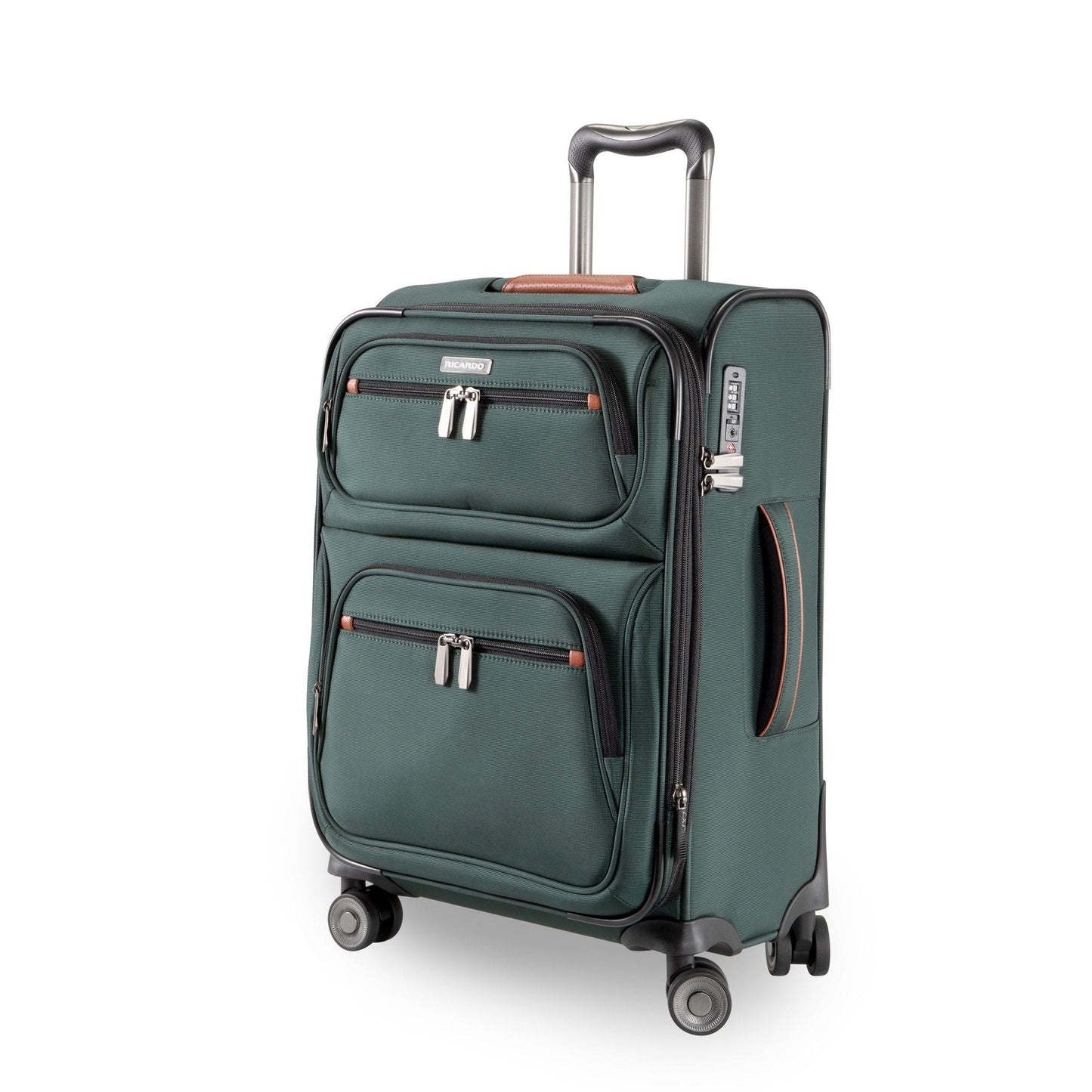 Ricardo Beverly Hills Montecito 3.0 Softside Carry-On Expandable Spinner - Hunter Green