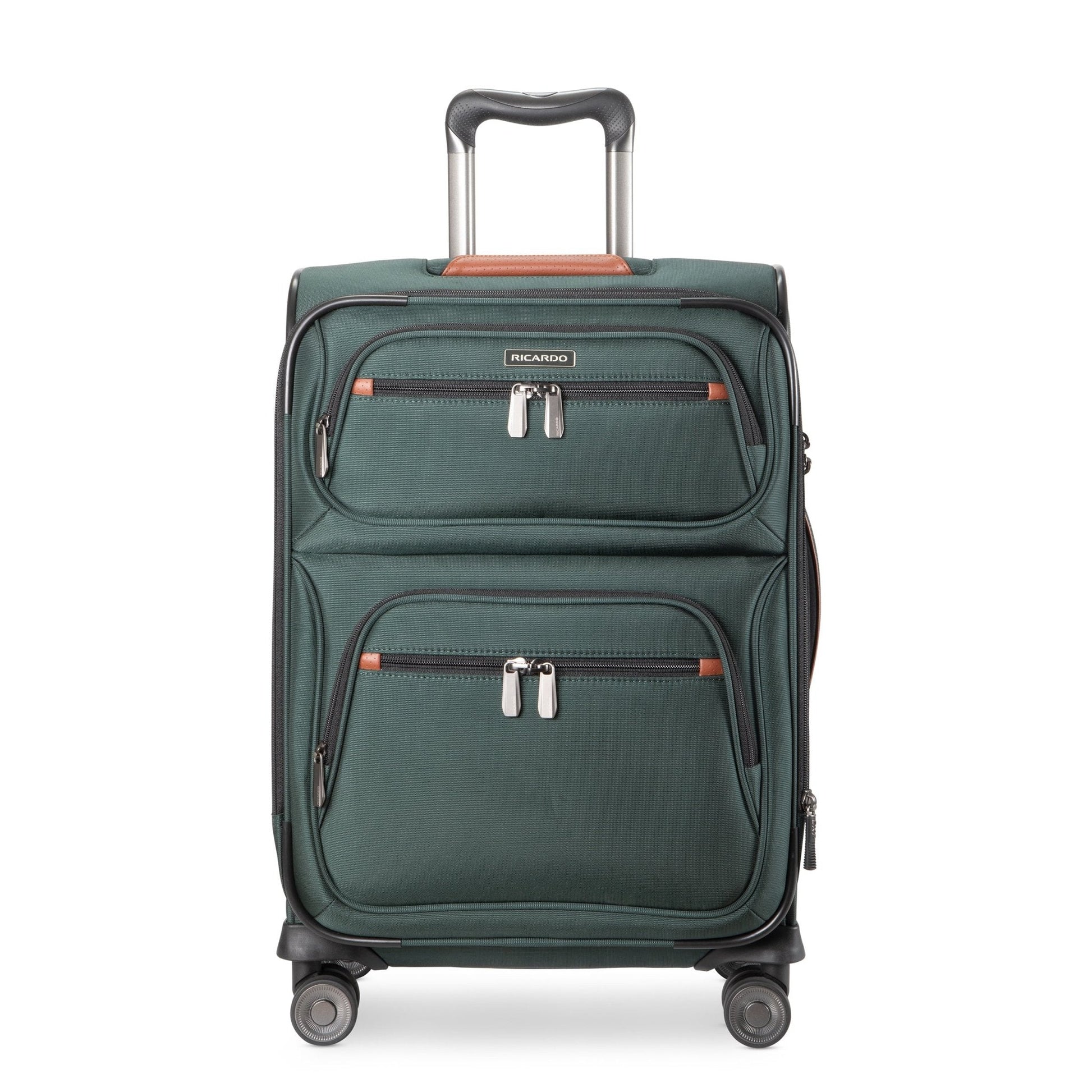 Ricardo Beverly Hills Montecito 3.0 Softside Carry-On Expandable Spinner - Hunter Green