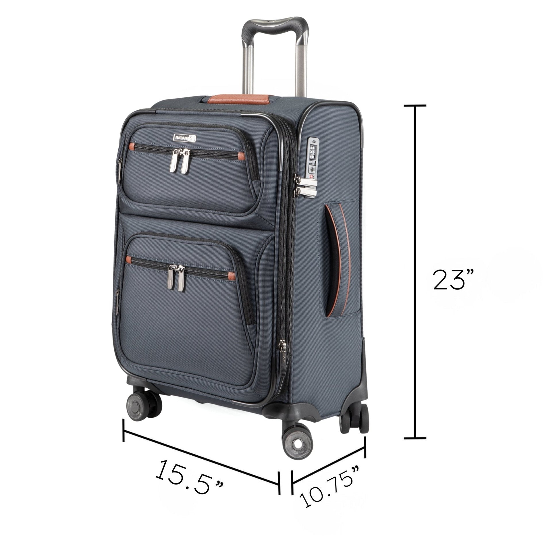 Ricardo Beverly Hills Montecito 3.0 Softside Carry-On Expandable Spinner - Graphite