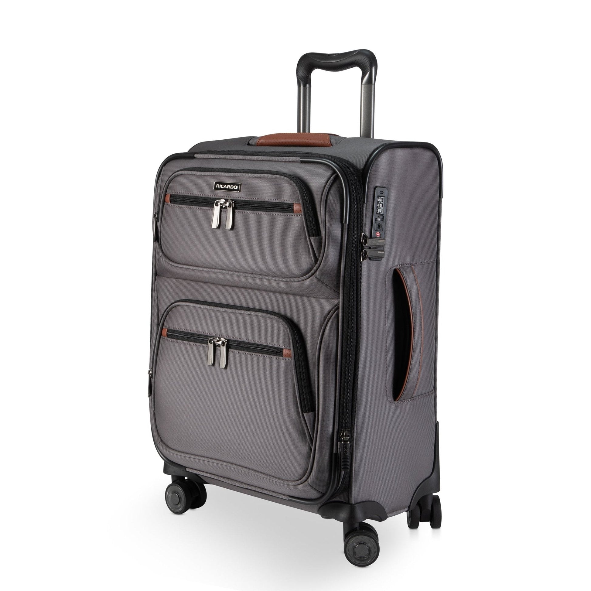 Ricardo Beverly Hills Montecito 3.0 Softside Carry-On Expandable Spinner - French Grey