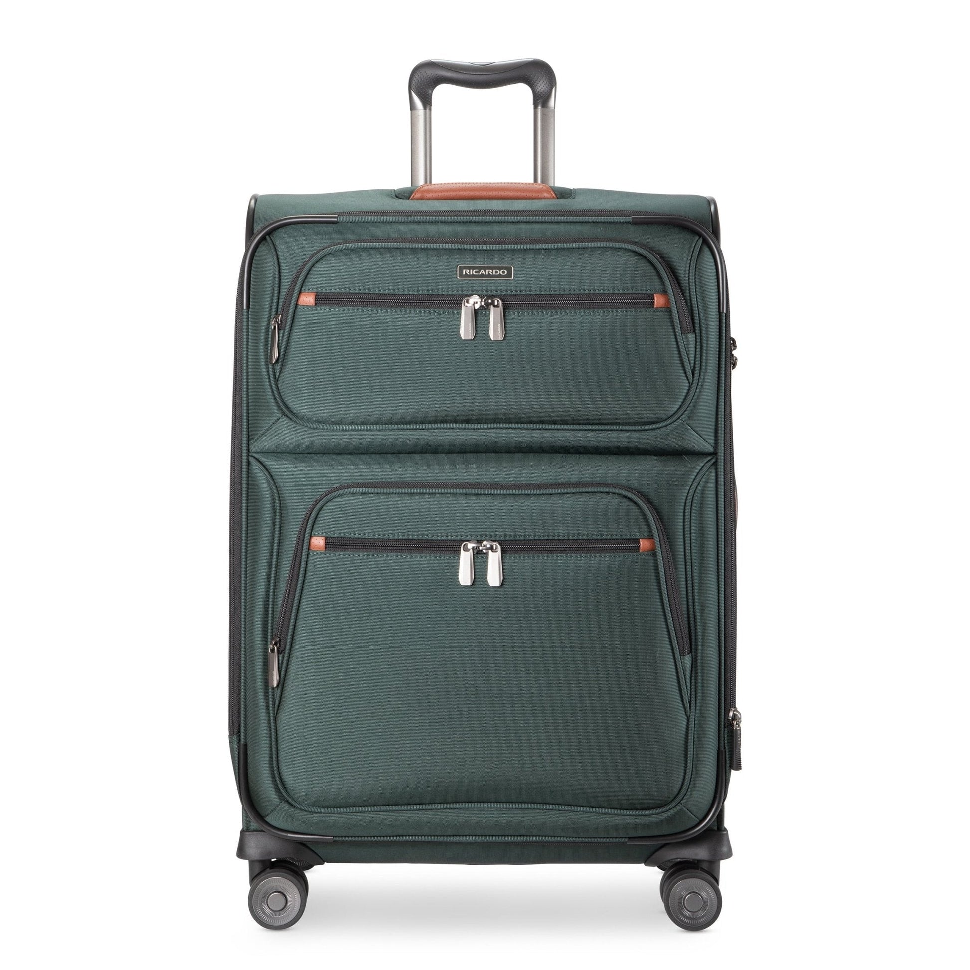 Ricardo Beverly Hills Montecito 3.0 Softside Medium Check-In Expandable Spinner - Hunter Green