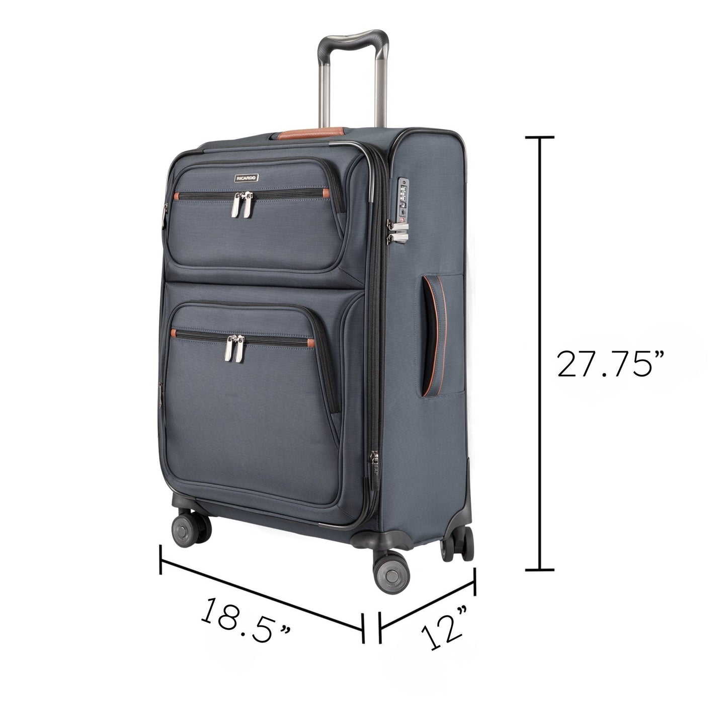 Ricardo Beverly Hills Montecito 3.0 Softside Medium Check-In Expandable Spinner - Graphite