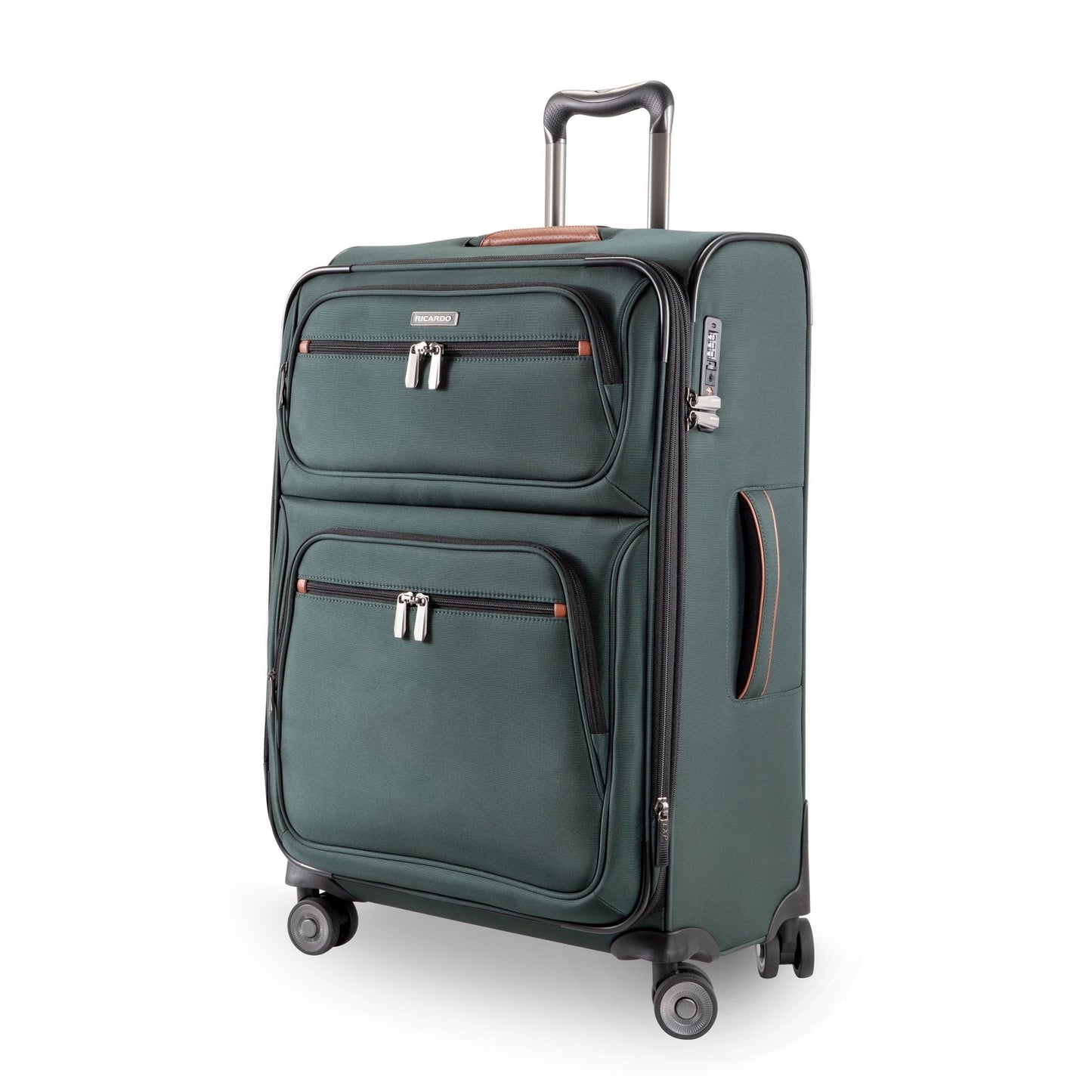 Ricardo Beverly Hills Montecito 3.0 Softside Medium Check-In Expandable Spinner - Hunter Green