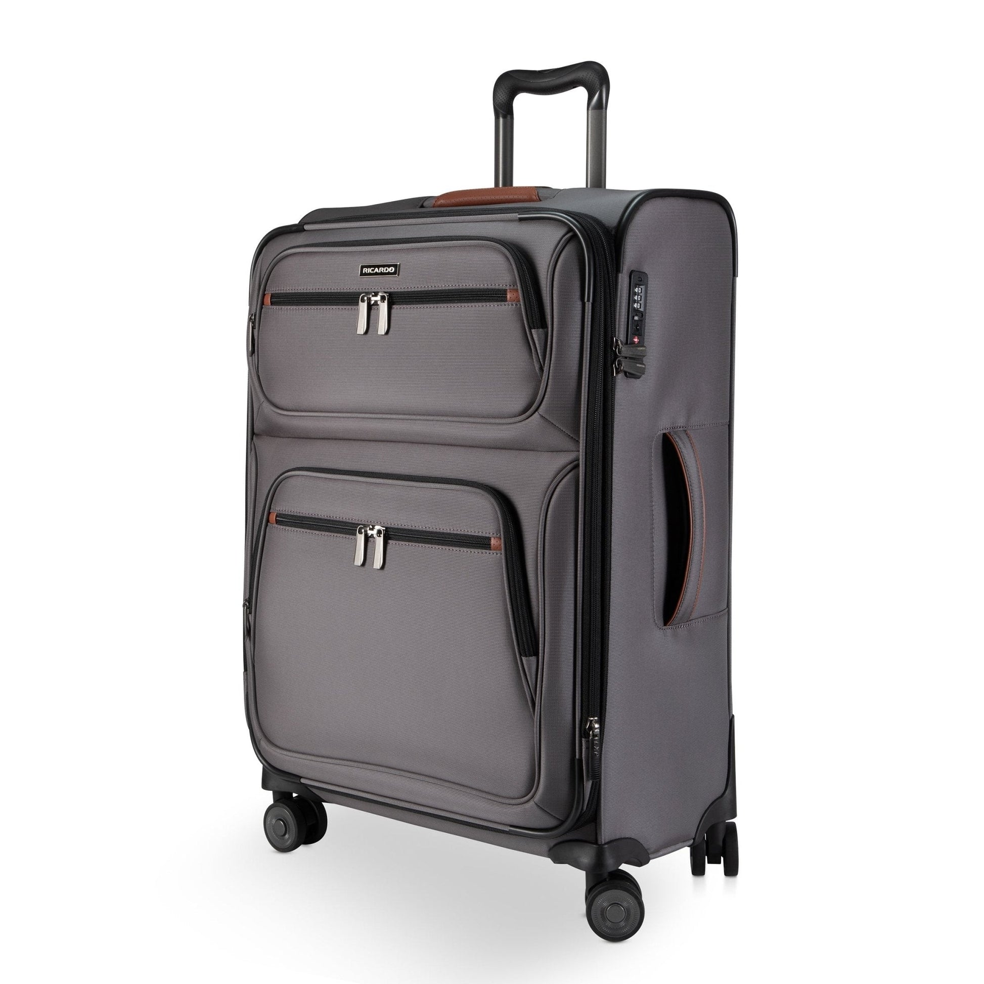 Ricardo Beverly Hills Montecito 3.0 Softside Medium Check-In Expandable Spinner - French Grey