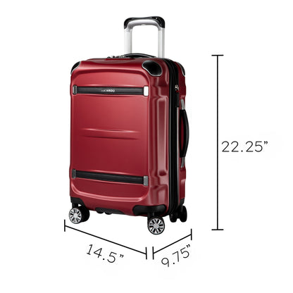 Ricardo Beverly Hills Rodeo Drive 2.0 Hardside Carry-On Expandable Spinner - Crimson Red