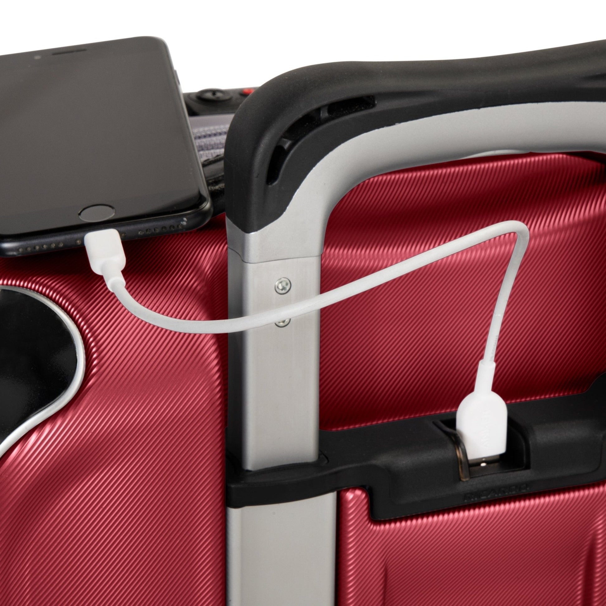 Ricardo Beverly Hills Rodeo Drive 2.0 Hardside Carry-On Expandable Spinner - Crimson Red