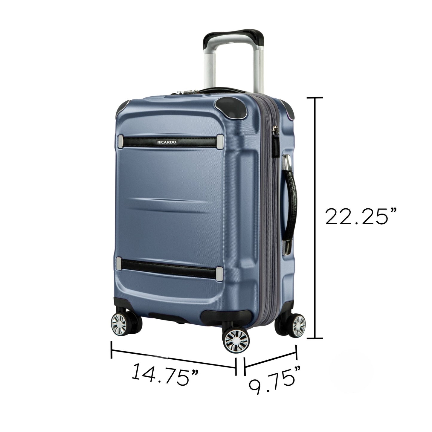 Ricardo Beverly Hills Rodeo Drive 2.0 Hardside Carry-On Expandable Spinner - Arctic Blue