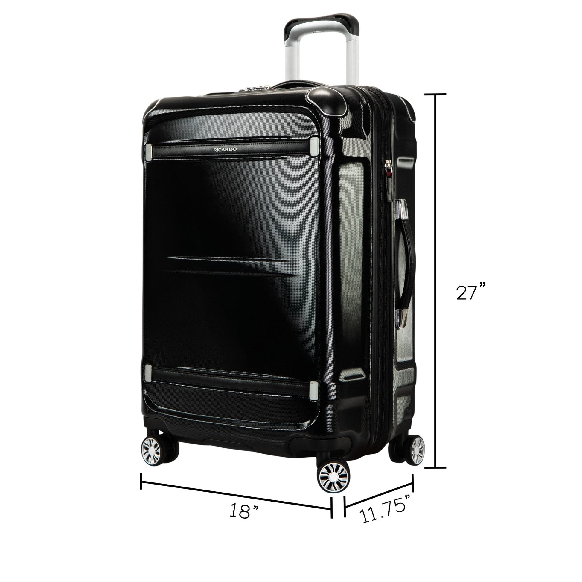Ricardo Beverly Hills Rodeo Drive 2.0 Hardside Medium Check-In Expandable Spinner - Black