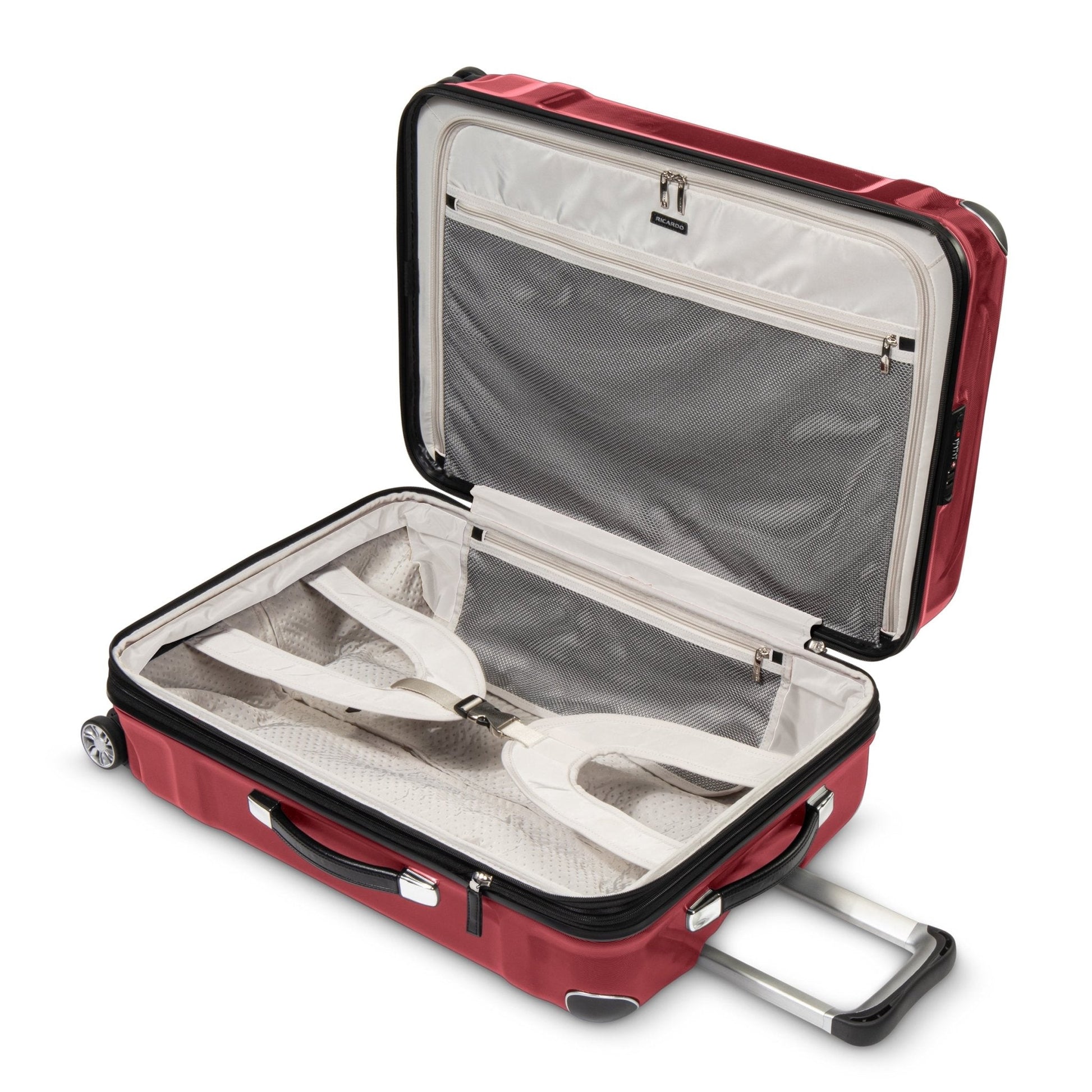 Ricardo Beverly Hills Rodeo Drive 2.0 Hardside Medium Check-In Expandable Spinner - Crimson Red