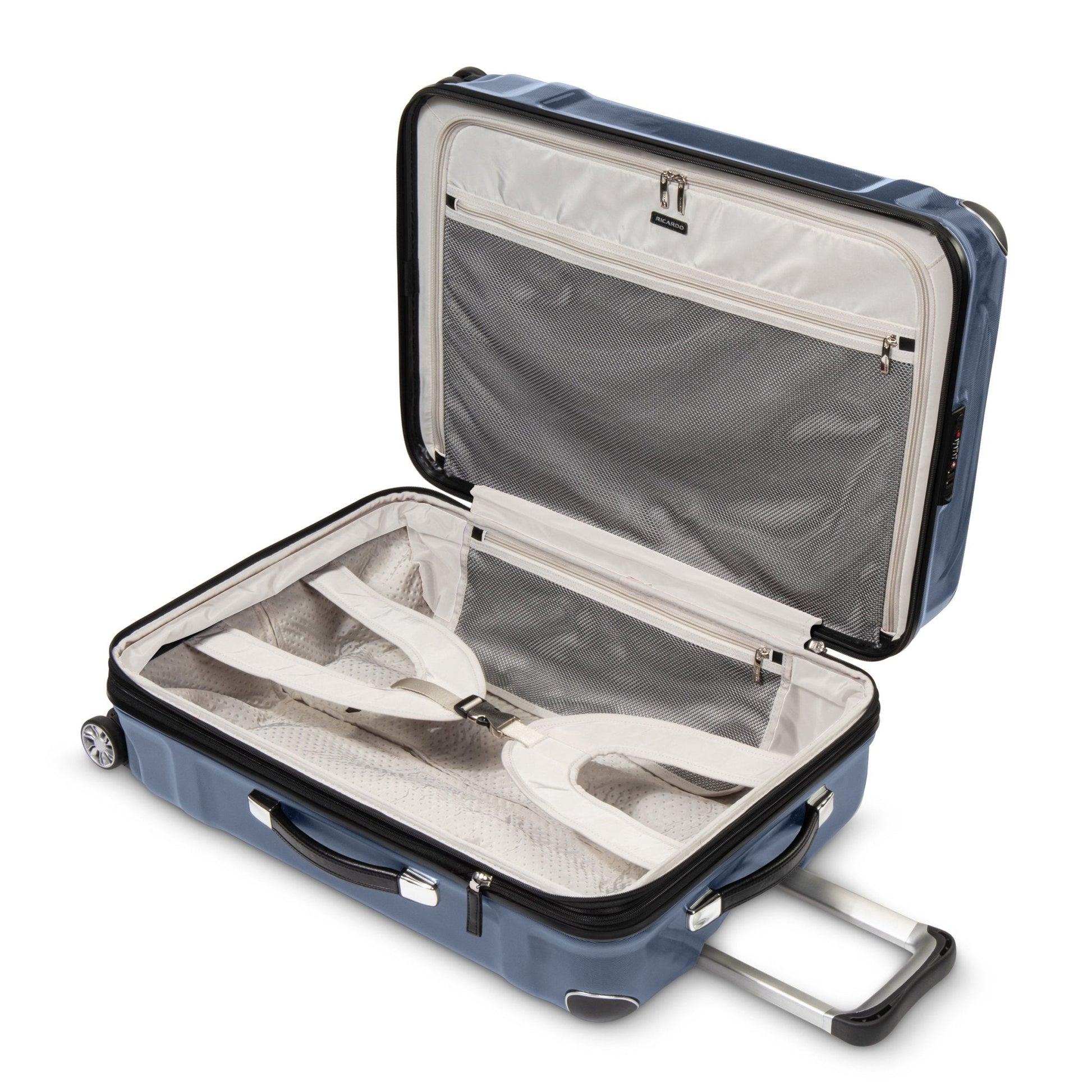 Ricardo Beverly Hills Rodeo Drive 2.0 Hardside Medium Check-In Expandable Spinner - Arctic Blue