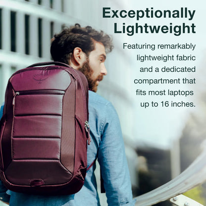 Osprey Ozone Laptop Travel Backpack - Moody Burgundy