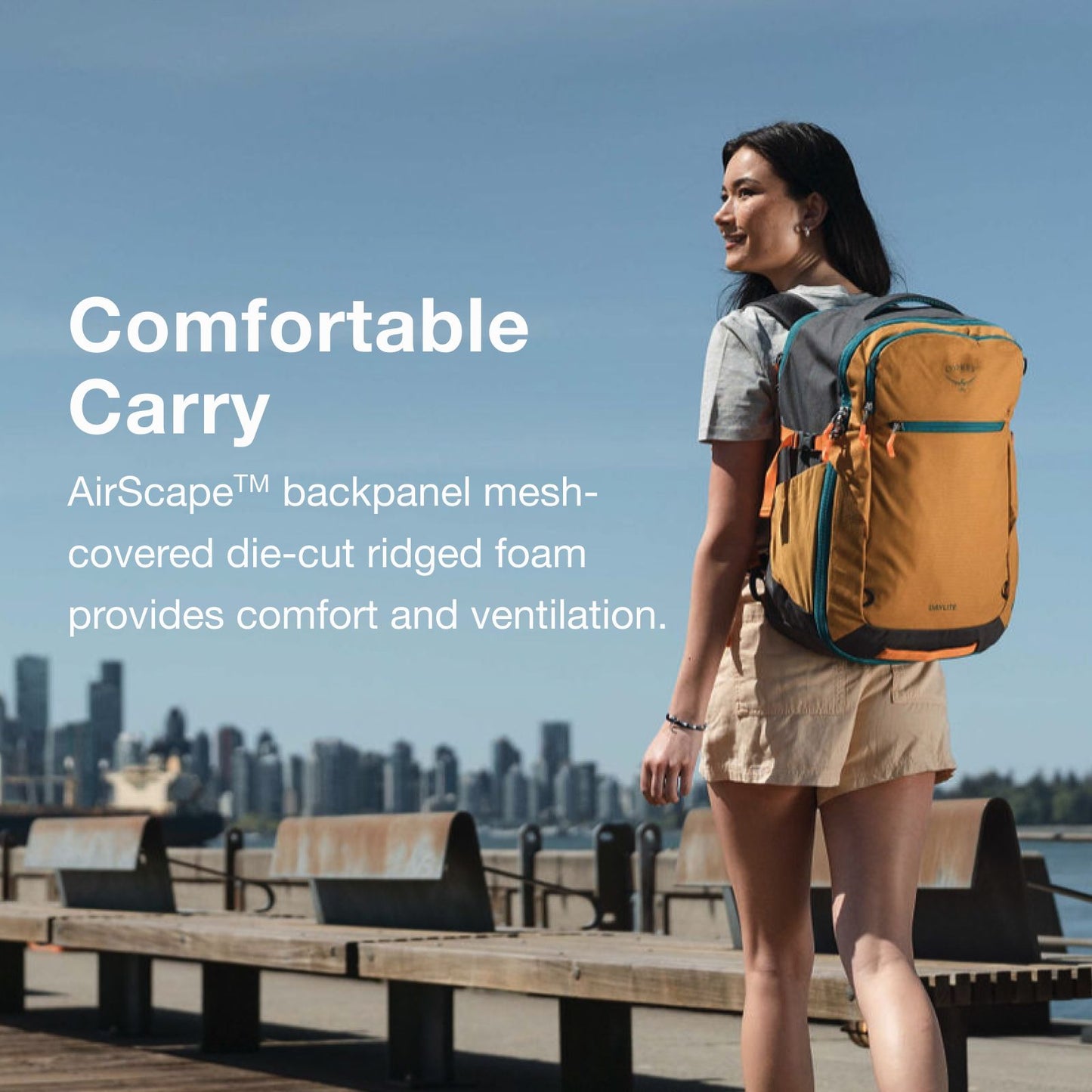 Osprey Daylite™ Carry-On Travel Pack 35 - Tumbleweed Yellow/Tunnel Vision